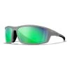 Wiley X Grid Frame -Outdoor Equipment 0 1001 wiley x grid captivate polarized green mirror matte cool gray frame