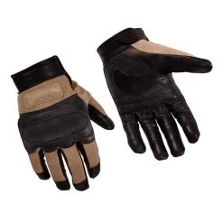 Wiley X Hybrid Removable Knuckle Gloves Tan
