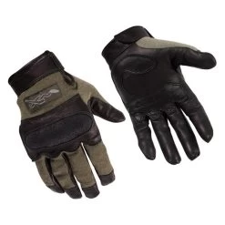 Wiley X Hybrid Removable Knuckle Gloves Green