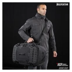 Maxpedition AGR Ironcloud Adventure Bag Black -Outdoor Equipment 2 1001 maxpedition agr ironcloud adventure bag black