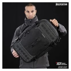 Maxpedition AGR Ironcloud Adventure Bag Black -Outdoor Equipment 3 1001 maxpedition agr ironcloud adventure bag black